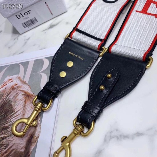 Replica Christian Dior Shoulder Strap With Multicolored Je t’aime Motif Replica Christian Dior Shoulder Strap With Multicolored Je t’aime Motif