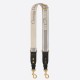 Replica Dior Embroidery Adjustable Shoulder Strap Grey Replica Dior Embroidery Adjustable Shoulder Strap Grey