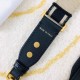 Fake Dior Embroidery Adjustable Shoulder Strap Black Replica Replica Dior Embroidery Adjustable Shoulder Strap Black