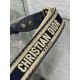 Replica Dior Adjustable Shoulder Strap with Ring Embroidery Canvas Blue Replica Dior Adjustable Shoulder Strap with Ring Embroidery Canvas Blue