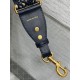 Fake Dior Shoulder Strap with Ring Oblique Embroidery with Medallions Blue Replica Replica Dior Shoulder Strap with Ring Oblique Embroidery with Medallions Blue
