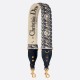 Fake Dior Shoulder Strap with Ring Oblique Embroidery with Medallions Blue Replica Replica Dior Shoulder Strap with Ring Oblique Embroidery with Medallions Blue