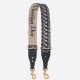 Replica Dior Shoulder Strap with Ring Oblique Embroidery Blue Replica Dior Shoulder Strap with Ring Oblique Embroidery Blue