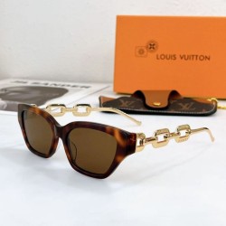 Fake Louis Vuitton Tortoise LV Edge Sunglasses Z1474E Replica