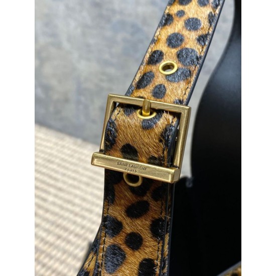 Super Clone Replica YSL Saint Laurent Jamie Shoulder Bag, Size 5 to 7, Small/Medium, Leopard Print Ponyskin Top Replica YSL Saint Laurent Jamie Shoulder Bag, Size 5 to 7, Small/Medium, Leopard Print Ponyskin