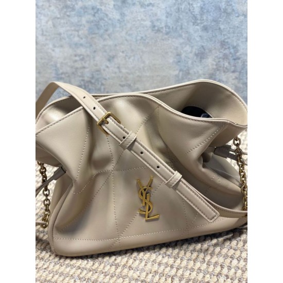 Super Clone Replica YSL Saint Laurent Jamie Shoulder Bag, Black Top Replica YSL Saint Laurent Jamie Shoulder Bag, Black