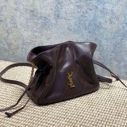 Top Replica YSL Saint Laurent Jamie Shoulder Bag, Coffee