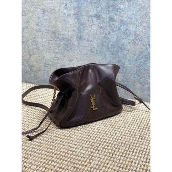Super Clone Replica YSL Saint Laurent Jamie Shoulder Bag, Coffee Top Replica YSL Saint Laurent Jamie Shoulder Bag, Coffee