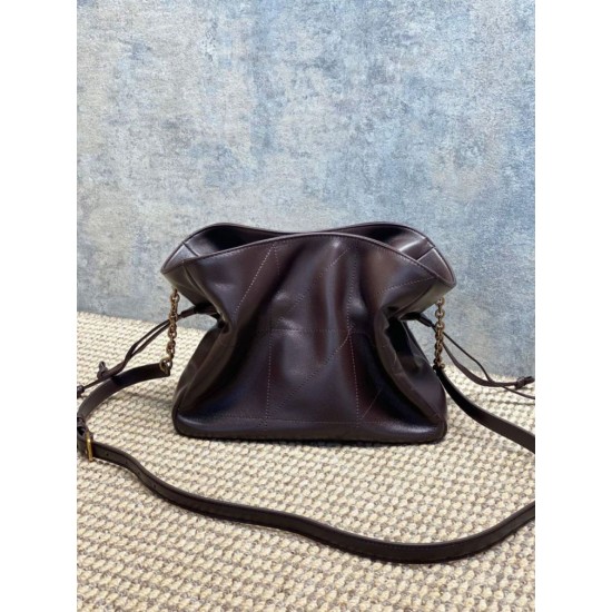 Super Clone Replica YSL Saint Laurent Jamie Shoulder Bag, Coffee Top Replica YSL Saint Laurent Jamie Shoulder Bag, Coffee