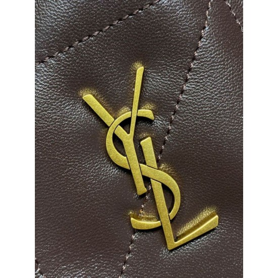 Super Clone Replica YSL Saint Laurent Jamie Shoulder Bag, Coffee Top Replica YSL Saint Laurent Jamie Shoulder Bag, Coffee