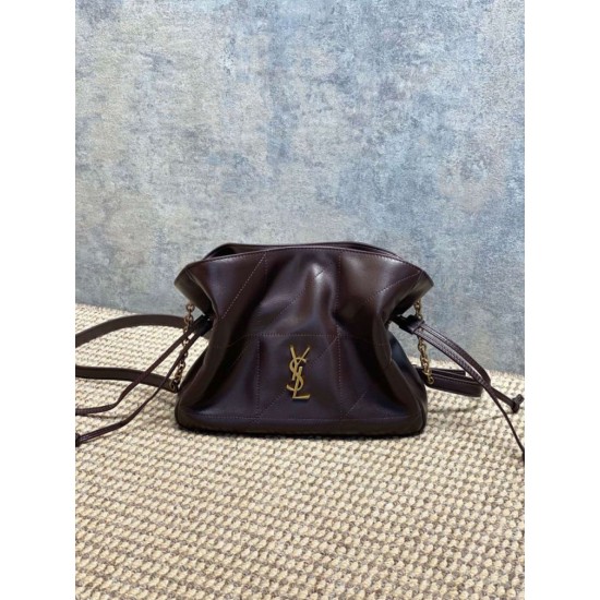 Super Clone Replica YSL Saint Laurent Jamie Shoulder Bag, Coffee Top Replica YSL Saint Laurent Jamie Shoulder Bag, Coffee