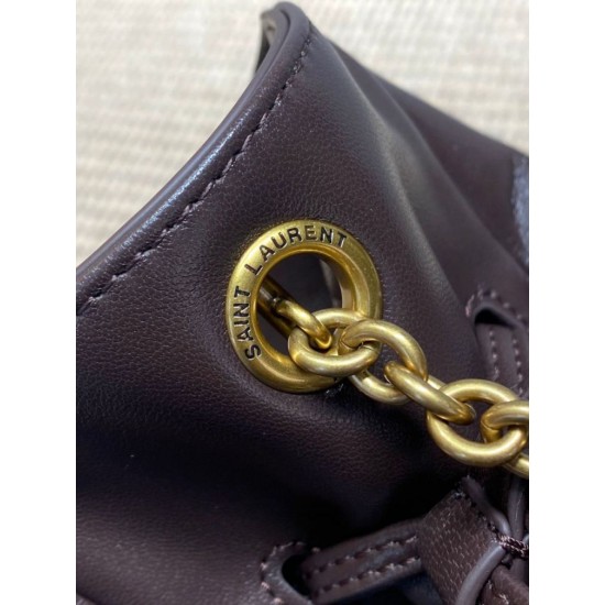 Super Clone Replica YSL Saint Laurent Jamie Shoulder Bag, Coffee Top Replica YSL Saint Laurent Jamie Shoulder Bag, Coffee