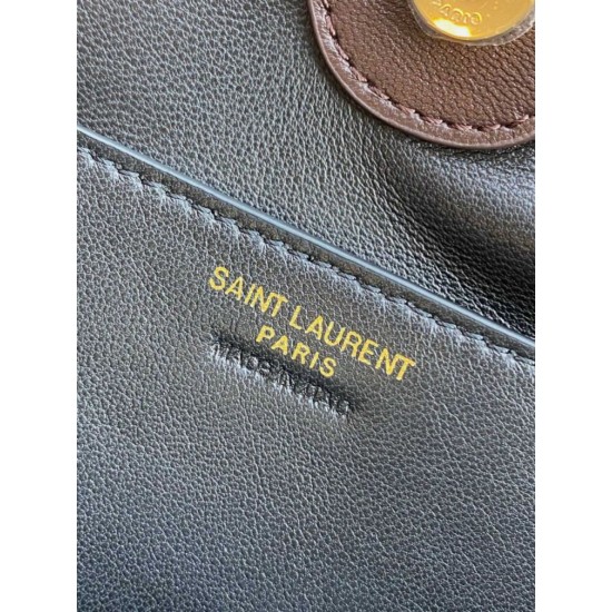 Super Clone Replica YSL Saint Laurent Jamie Shoulder Bag, Coffee Top Replica YSL Saint Laurent Jamie Shoulder Bag, Coffee