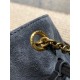 Super Clone Replica YSL Saint Laurent Jamie Shoulder Bag, Gray Suede Top Replica YSL Saint Laurent Jamie Shoulder Bag, Gray Suede