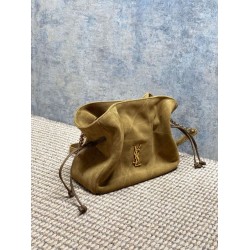 Super Clone Replica YSL Saint Laurent Jamie Shoulder Bag, Gold Leaf Suede Top Replica YSL Saint Laurent Jamie Shoulder Bag, Gold Leaf Suede