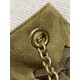 Super Clone Replica YSL Saint Laurent Jamie Shoulder Bag, Gold Leaf Suede Top Replica YSL Saint Laurent Jamie Shoulder Bag, Gold Leaf Suede