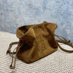 Super Clone Replica YSL Saint Laurent Jamie Shoulder Bag, Caramel Suede Top Replica YSL Saint Laurent Jamie Shoulder Bag, Caramel Suede