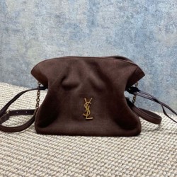Top Replica YSL Saint Laurent Jamie Shoulder Bag, Coffee Suede