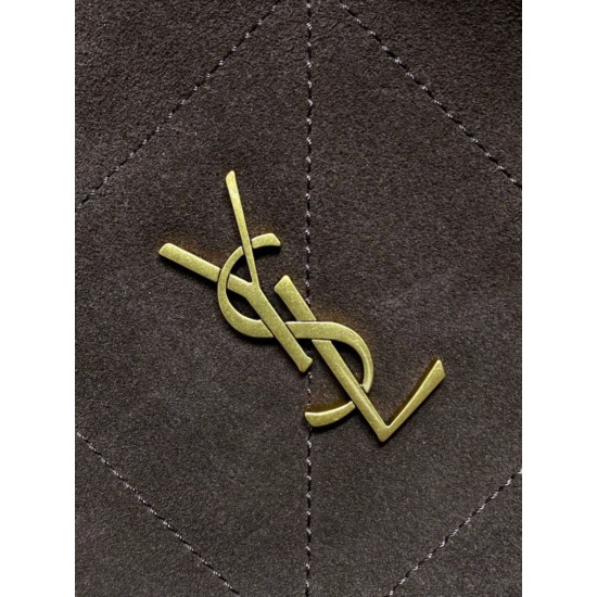 Super Clone Replica YSL Saint Laurent Jamie Shoulder Bag, Coffee Suede Top Replica YSL Saint Laurent Jamie Shoulder Bag, Coffee Suede