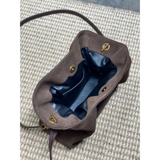 Super Clone Replica YSL Saint Laurent Jamie Shoulder Bag, Coffee Suede Top Replica YSL Saint Laurent Jamie Shoulder Bag, Coffee Suede