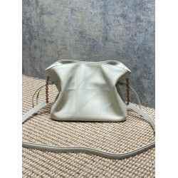 Super Clone Replica YSL Saint Laurent Jamie Shoulder Bag, White Top Replica YSL Saint Laurent Jamie Shoulder Bag, White