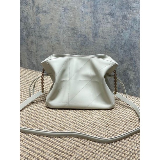 Super Clone Replica YSL Saint Laurent Jamie Shoulder Bag, White Top Replica YSL Saint Laurent Jamie Shoulder Bag, White