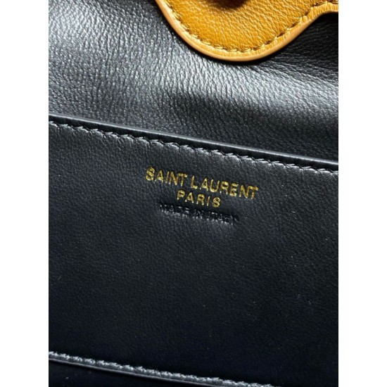 Super Clone Replica YSL Saint Laurent Jamie Shoulder Bag, Brown Top Replica YSL Saint Laurent Jamie Shoulder Bag, Brown