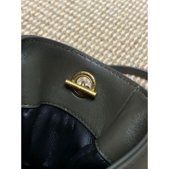 Super Clone Replica YSL Saint Laurent Jamie Shoulder Bag, Moss Green Top Replica YSL Saint Laurent Jamie Shoulder Bag, Moss Green
