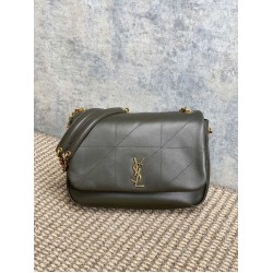 Top Replica YSL Saint Laurent Small Jamie Shoulder Bag, 4.3 Moss Green