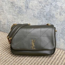 Top Replica YSL Saint Laurent Small Jamie Shoulder Bag, 4.3 Moss Green