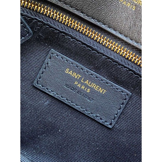 Top Replica YSL Saint Laurent Mini Loulou Puffer Shoulder Bag Urban Gray