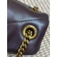 Top Replica YSL Saint Laurent Medium Loulou Puffer Shoulder Bag, Coffee