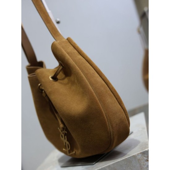 Super Clone Replica YSL Saint Laurent PARIS VII Small Hobo Bag, Yellow Suede Top Replica YSL Saint Laurent PARIS VII Small Hobo Bag, Yellow Suede