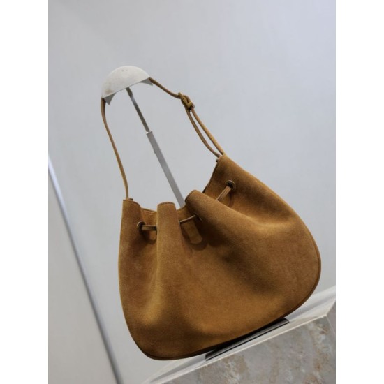 Super Clone Replica YSL Saint Laurent PARIS VII Small Hobo Bag, Yellow Suede Top Replica YSL Saint Laurent PARIS VII Small Hobo Bag, Yellow Suede