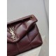 Super Clone Replica YSL Saint Laurent Small Loulou Puffer Shoulder Bag, Maroon Nappa Top Replica YSL Saint Laurent Small Loulou Puffer Shoulder Bag, Maroon Nappa
