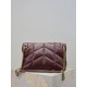 Super Clone Replica YSL Saint Laurent Small Loulou Puffer Shoulder Bag, Maroon Nappa Top Replica YSL Saint Laurent Small Loulou Puffer Shoulder Bag, Maroon Nappa