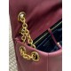 Super Clone Replica YSL Saint Laurent Jamie Medium Shoulder Bag, Burgundy Top Replica YSL Saint Laurent Jamie Medium Shoulder Bag, Burgundy