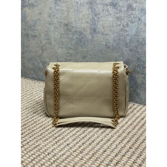 Super Clone Replica YSL Saint Laurent Jamie Medium Shoulder Bag, Apricot Top Replica YSL Saint Laurent Jamie Medium Shoulder Bag, Apricot