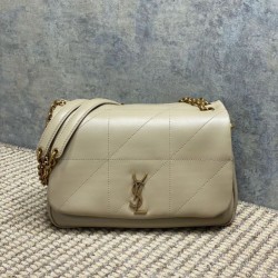 Top Replica YSL Saint Laurent Jamie Medium Shoulder Bag, Apricot