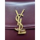 Top Replica YSL Saint Laurent Solferino Box Medium Shoulder Bag, Burgundy