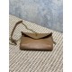 Top Replica YSL Saint Laurent Mini Calypso Classic Shoulder Bag with Chain, Brown