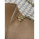 Top Replica YSL Saint Laurent Mini Calypso Classic Shoulder Bag with Chain, Brown