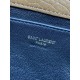 Top Replica YSL Saint Laurent Mini Calypso Classic Shoulder Bag with Chain, Brown