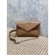 Top Replica YSL Saint Laurent Mini Calypso Classic Shoulder Bag with Chain, Brown
