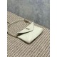 Top Replica YSL Saint Laurent Mini Calypso Classic Shoulder Bag with Chain, Beige