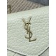 Top Replica YSL Saint Laurent Mini Calypso Classic Shoulder Bag with Chain, Beige