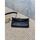 Top Replica YSL Saint Laurent Mini Calypso Classic Shoulder Bag with Chain, Black