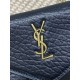 Top Replica YSL Saint Laurent Mini Calypso Classic Shoulder Bag with Chain, Black