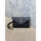 Top Replica YSL Saint Laurent Mini Calypso Classic Shoulder Bag with Chain, Black