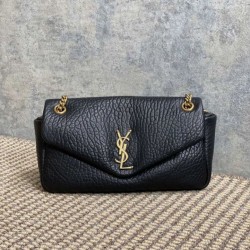 Top Replica YSL Saint Laurent Calypso Shoulder Bag Beige